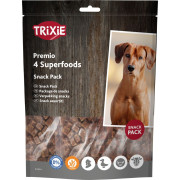 Ласощі Trixie Premio 4 Meat Superfoods для собак з куркою качкою яловичиною та бараниною 4х100 г - фото 1