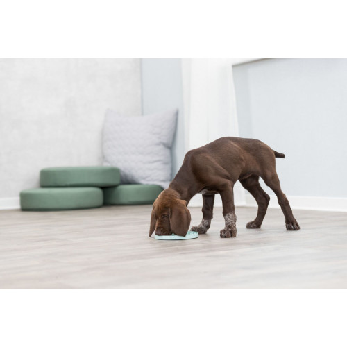 Коврик Trixie Junior для медленного кормления щенков голубой