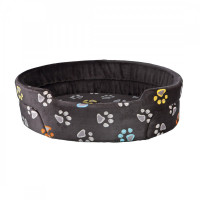 Лежак Trixie Jimmy для собак, плюшевий, сіро-коричневий