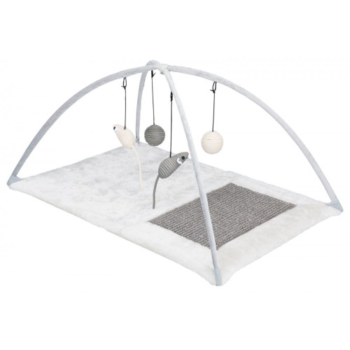 Ігровий комплекс Trixie для котів з дряпкою сизаль/плюш 60×33×42 см