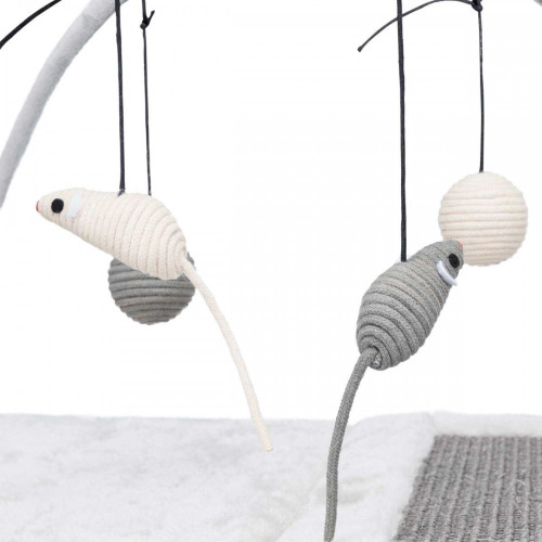 Ігровий комплекс Trixie для котів з дряпкою сизаль/плюш 60×33×42 см