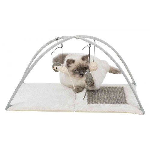 Ігровий комплекс Trixie для котів з дряпкою сизаль/плюш 60×33×42 см