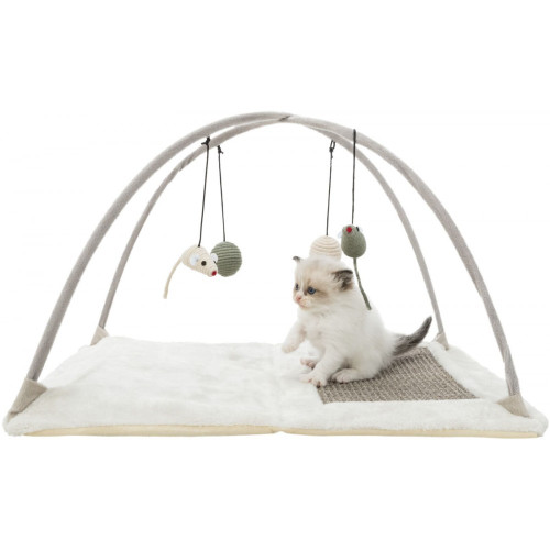 Ігровий комплекс Trixie для котів з дряпкою сизаль/плюш 60×33×42 см