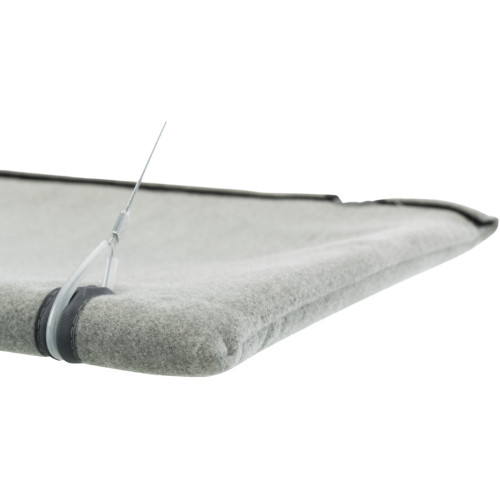 Лежак Trixie для вікна велюровий сірий 50×30 см