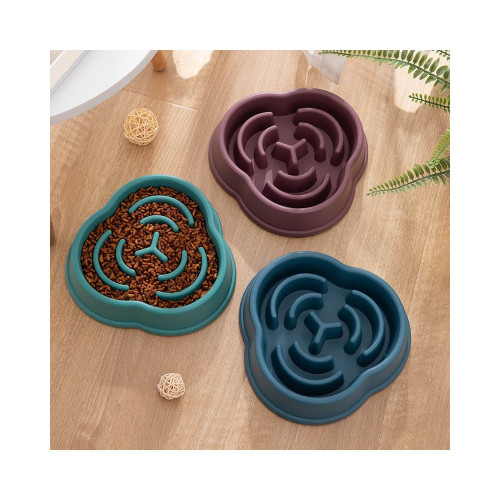 Миска-лабіринт WahoPet для повільного годування собак зелена