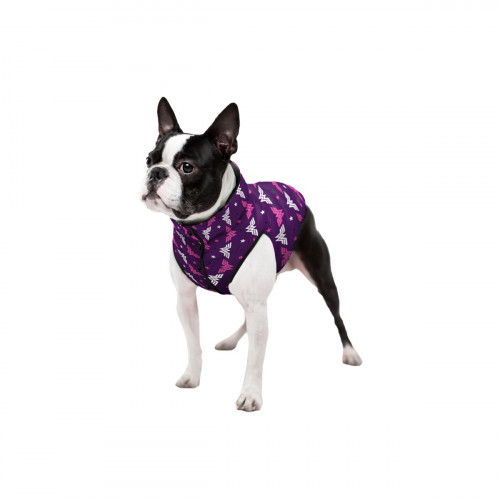 Куртка для собак Collar WAUDOG Clothes фиолетовая с рисунком "Чудо-женщины"