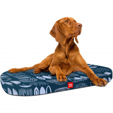 Лежанка для собак со сменным чехлом WAUDOG Relax с рисунком "Абстракция"