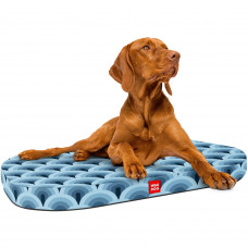 Лежанка для собак со сменным чехлом WAUDOG Relax с рисунком "Волны"