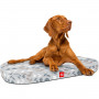 Лежанка для собак зі змінним чохлом WAUDOG Relax із малюнком "Скандинавія"