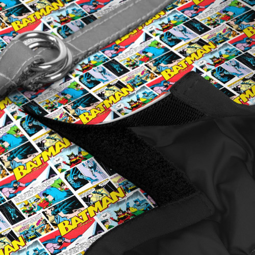 Мягкая шлея для собак WAUDOG Clothes рисунок «Бэтмен комикс» с QR паспортом - фото 4