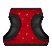 Мягкая шлея для собак WAUDOG Clothes рисунок «Супермен красный» с QR паспортом - фото 3