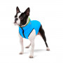 Легкая и теплая двухсторонняя куртка-жилетка для собак AiryVest, салатово-голубая