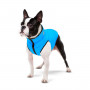 Легка та тепла двостороння куртка-жилетка для собак AiryVest, чорно-блакитна
