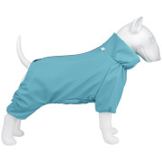Дощовик для собак WAUDOG Clothes водонепроникний блакитний - фото 1