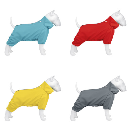 Дощовик для собак WAUDOG Clothes водонепроникний блакитний