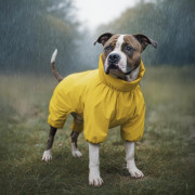 Дощовик для собак WAUDOG Clothes водонепроникний жовтий - фото 5