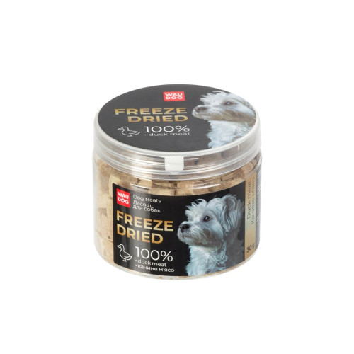 Ласощі для собак WAUDOG Treats Freeze dried Качине м'ясо, 30 г - фото 2