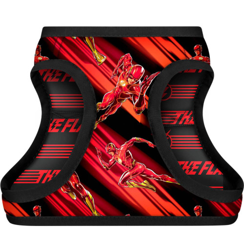 М'яка шлея для собак WAUDOG Clothes малюнок "Швидкість Флеша" з QR паспортом