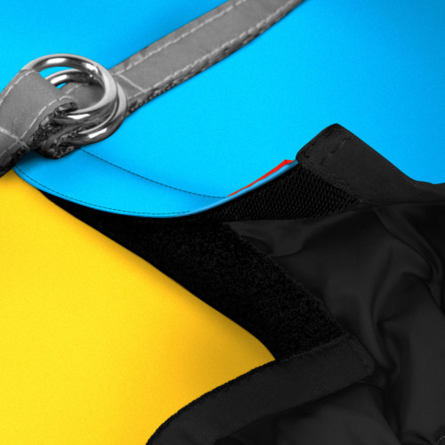 М'яка шлея для собак WAUDOG Clothes "Colors of Freedom" з QR паспортом