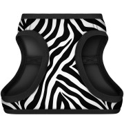 М'яка шлея для собак WAUDOG Clothes малюнок "Зебра" з QR паспортом - фото 2