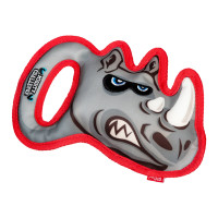 М'яка іграшка Носоріг GiGwi MIGHTY CHALLENGE з пищалкою для собак WAUDOG