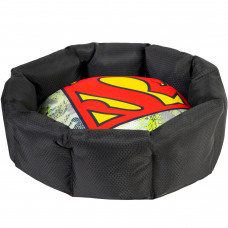 Лежанка для собак WAUDOG Relax со сменной подушкой, рисунок "Супермен"
