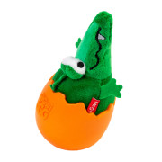 Игрушка-неваляшка GiGwi EGG Крокодил с пищалкой для собак WAUDOG - фото 1