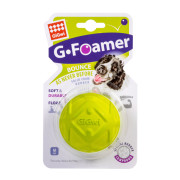 Мяч полнотелый GiGwi G-Foamer из вспененной резины зеленый для собак WAUDOG - фото 2