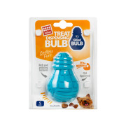 Резиновая игрушка Лампочка GiGwi Bulb Rubber с диспенсером голубая для собак WAUDOG - фото 3