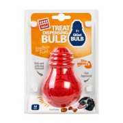 Гумова іграшка GiGwi Bulb Rubber Лампочка під ласощі червона для собак WAUDOG - фото 2