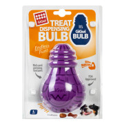Резиновая игрушка-лампочка GiGwi Bulb Rubber под лакомства фиолетовая для собак WAUDOG - фото 2