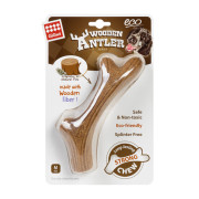 Жевательная игрушка-рог GiGwi Wooden Antler коричневая для собак WAUDOG - фото 2