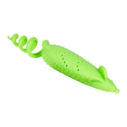 Резиновая игрушка Мышка GiGwi Refillable Catnip с мятой и мататаби салатовая для котов WAUDOG - фото 3