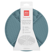 Килимок для повільного годування собак WAUDOG Silicone, сірий - фото 2
