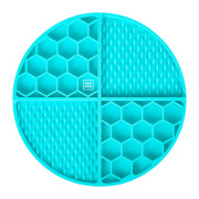 Килимок для повільного годування собак WAUDOG Silicone, блакитний - фото 3