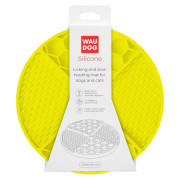 Килимок для повільного годування собак WAUDOG Silicone, жовтий - фото 2