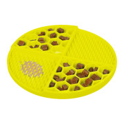 Килимок для повільного годування собак WAUDOG Silicone, жовтий - фото 1