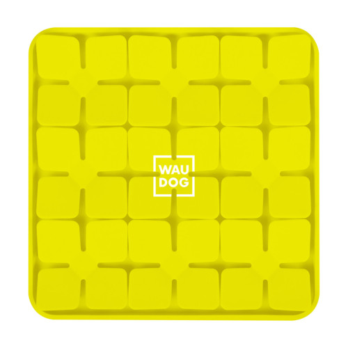 Килимок для пошуку корму для собак WAUDOG Silicone, жовтий