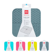 Коврик для вылизывания для собак WAUDOG Silicone, серый - фото 1