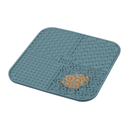 Килимок для злизування для собак WAUDOG Silicone, сірий