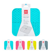 Килимок для злизування для собак WAUDOG Silicone, блакитний - фото 1