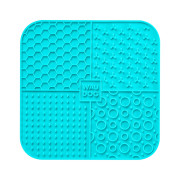 Килимок для злизування для собак WAUDOG Silicone, блакитний - фото 3