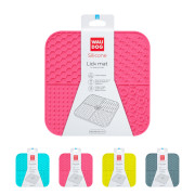 Коврик для вылизывания для собак WAUDOG Silicone, розовый - фото 1