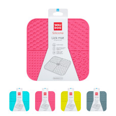Килимок для злизування для собак WAUDOG Silicone, рожевий