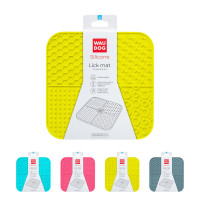 Килимок для злизування для собак WAUDOG Silicone, жовтий