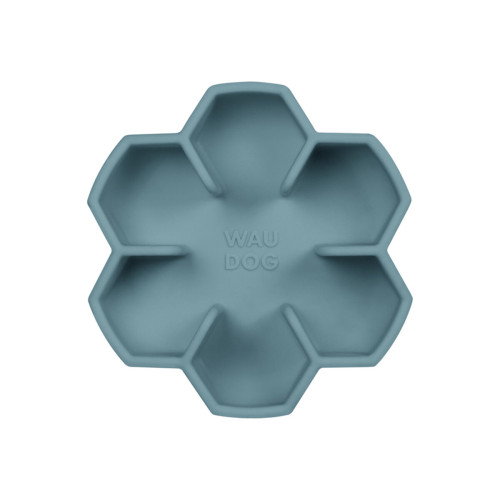 Миска для повільного харчування собак WAUDOG Silicone, сірий