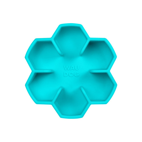 Миска для повільного харчування собак WAUDOG Silicone, блакитна