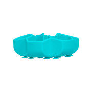 Миска для медленного кормления собак WAUDOG Silicone, голубая - фото 4