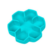 Миска для медленного кормления собак WAUDOG Silicone, голубая - фото 5