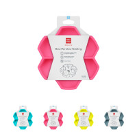 Миска для медленного кормления собак WAUDOG Silicone, розовая